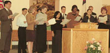 Bible Baptist Church Choir Practicing