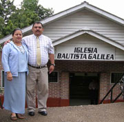Baptist Gaililea Church in Honduras
